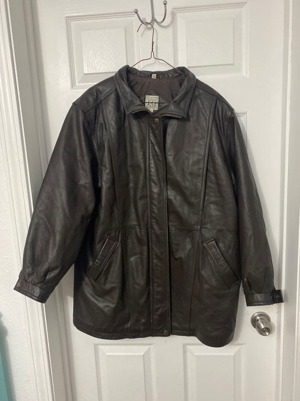 Field FG gear genuine leather jacket size medium